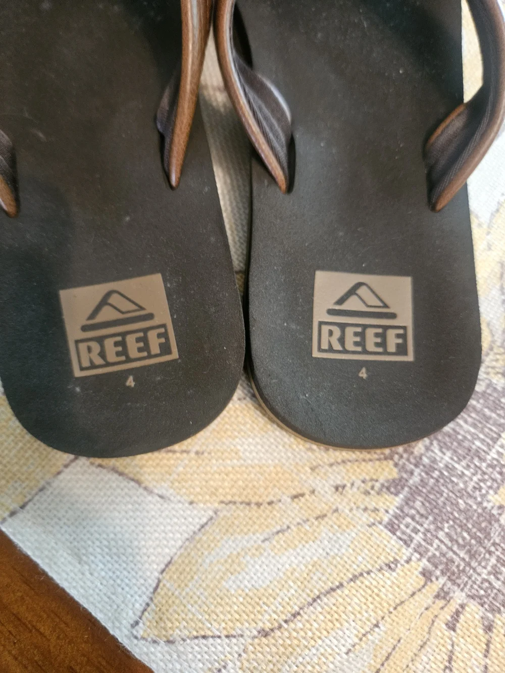 Reef Kids Brown Flip Flop Sandals